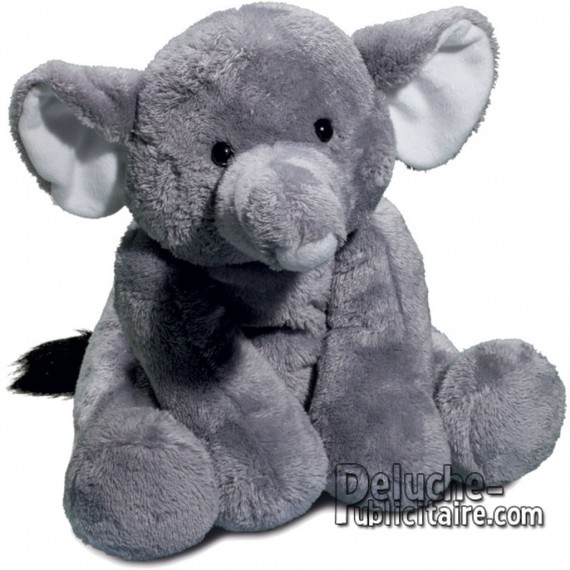 Buy Elephant Plush 30 cm. Plush to customize.