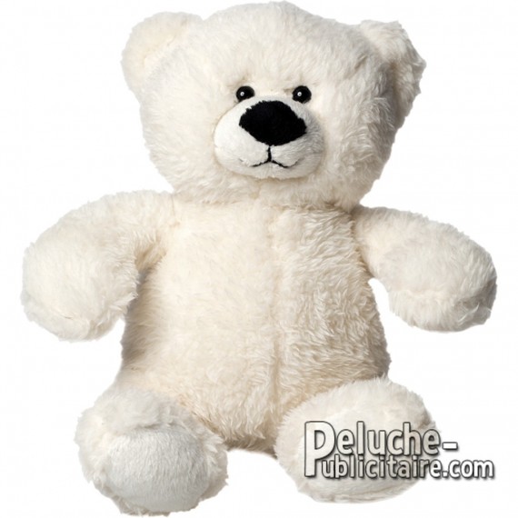 Peluche Ours Polaire - 15 cm