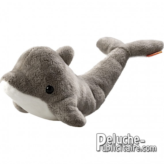 Purchase Dolphin plush 28 cm. Plush to customize.