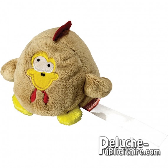 Peluche personnalisée poule. Peluche à Personnaliser.