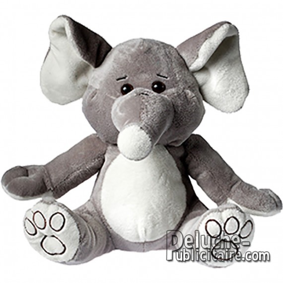 Buy Elephant Plush 20 cm. Plush to customize.