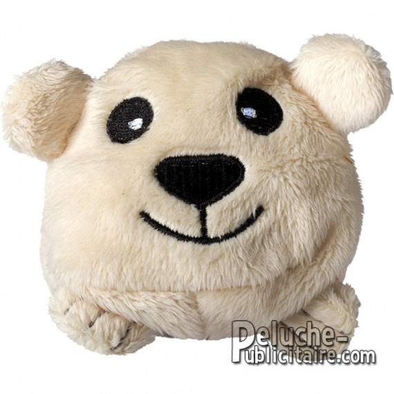 Buy Polar Bear Plush 70x70mm. Plush to customize.