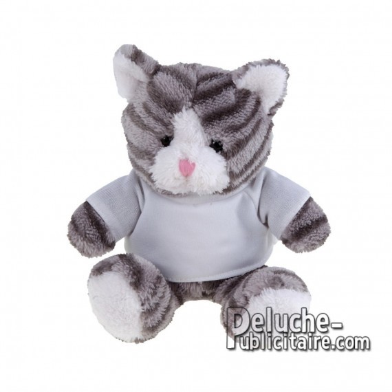 gray cat plush