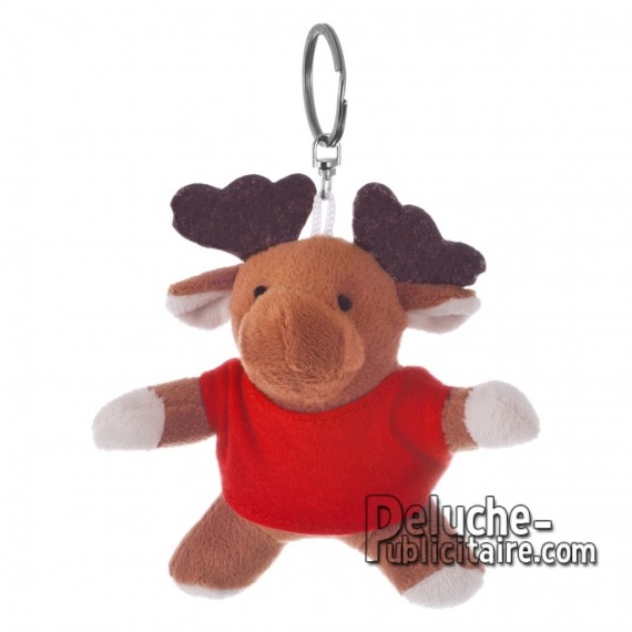 Buy Plush Keychain Reindeer 10 cm. Reindeer Plush Toy to Personalize. Ref: XP-1212