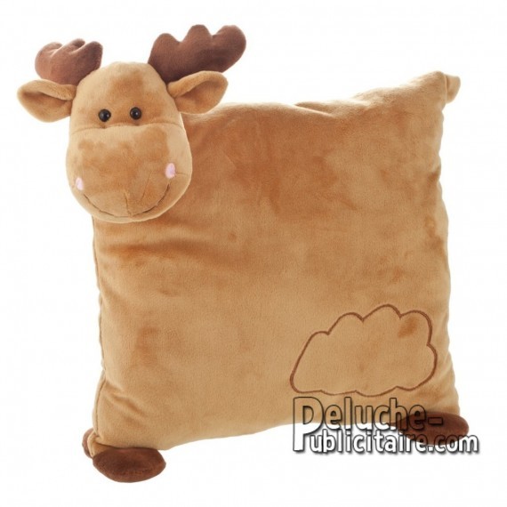Purchase Plush Reindeer pillow 30 cm. Plush Advertising Pillow Reindeer Personalized. Ref: XP-1219