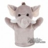 Purchase Stuffed puppet elephant 23 cm. Plush Advertising Puppet elephant Personalized. Ref: 1235-XP