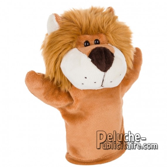 Achat Peluche Marionnette lion 23 cm. Peluche Publicitaire Marionnette lion à Personnaliser. Ref:XP-1236