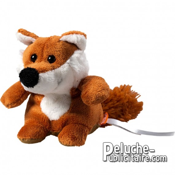 Fox plush customizable with logo.