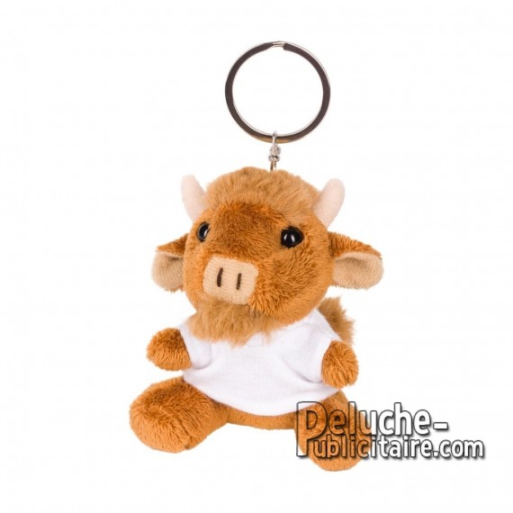 Buy Plush Keychain bull 8 cm. Bull Toy Plush to Personalize. Ref: 1268-XP