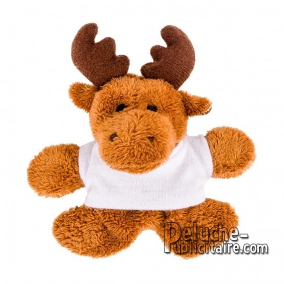 Buy Reel soft toy 9 cm. Plush Advertising Reindeer Personalized. Ref: 1272-XP