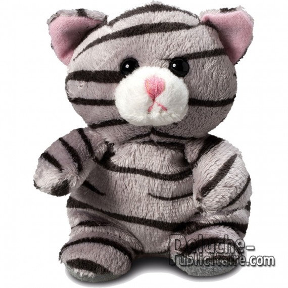 gray cat plush