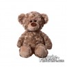 Purchase Bear Plush 35 cm. Plush to customize. Sitted position.