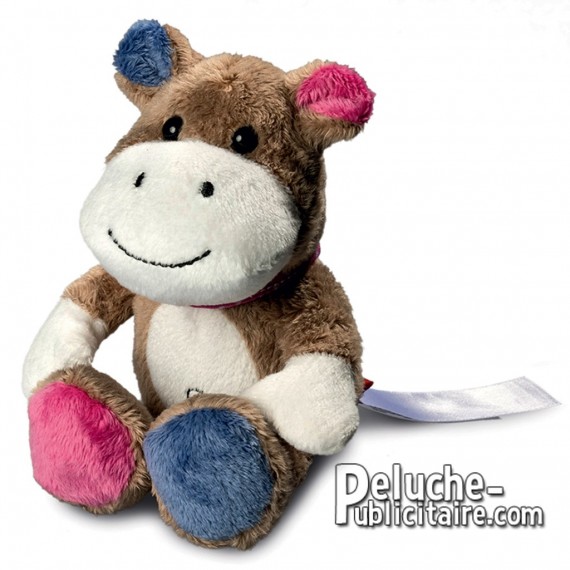 Buy Hippo Plush Toy 12 cm. Plush to customize.