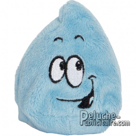 Purchase Stuffed Blue Drop 7 cm. Plush to customize.