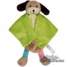 Custom dog doudou plush toy with logo.