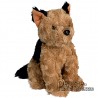 Brow dog plush toy to personalize with logo.