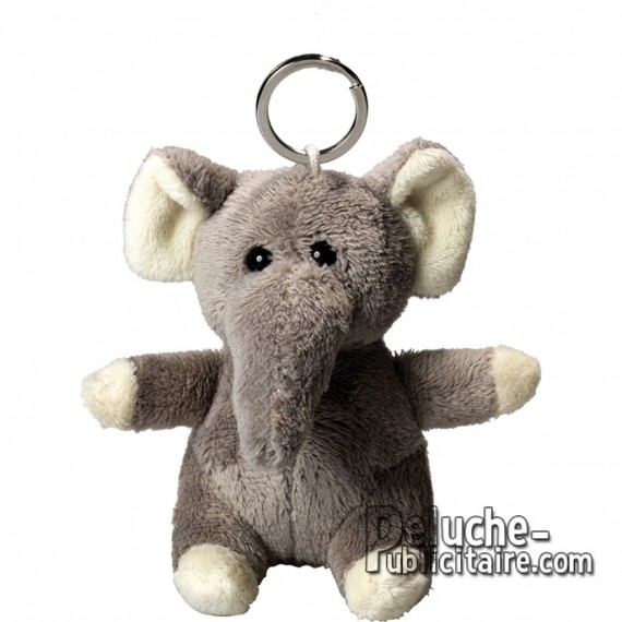 Buy Elephant Plush Keyring Size 10 cm.
