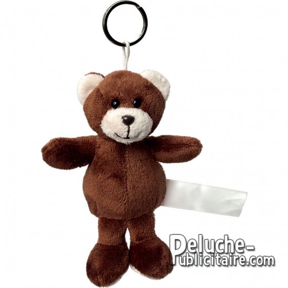 Buy Bear Plush Keychain Size 8 cm.