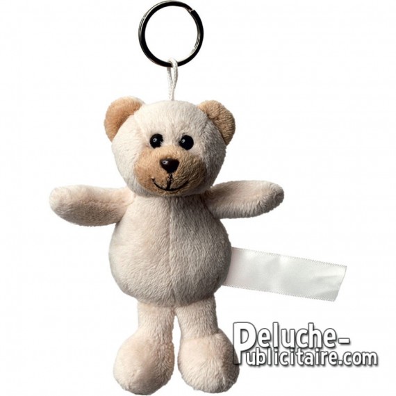 Porte-clé ours en peluche personnalisé - Porte-clés peluche