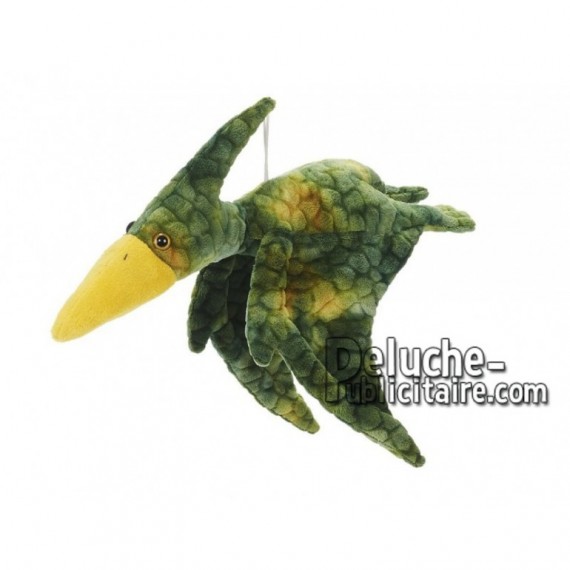 Achat peluche ptérosaure vert 40cm. Peluche personnalisée.