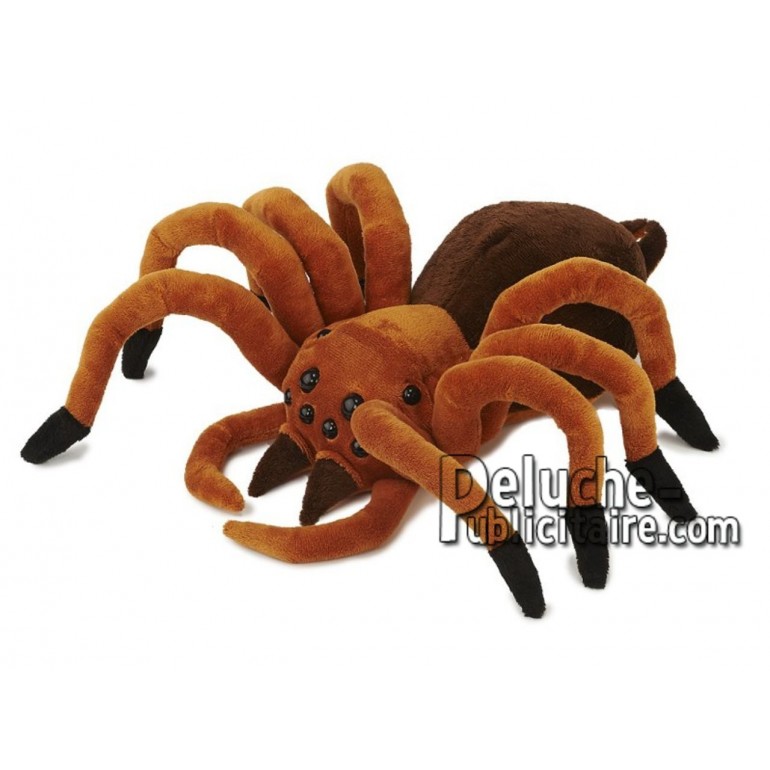 Achat peluche araignée marron 32cm. Peluche personnalisée.