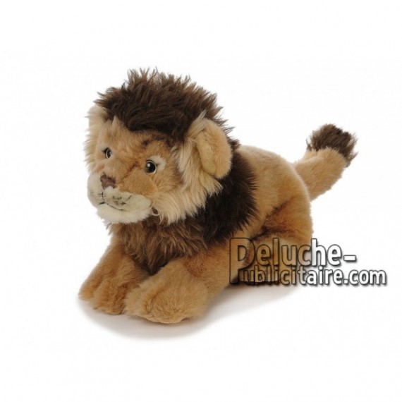 Achat peluche lion marron 38cm. Peluche personnalisée.