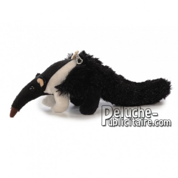 Achat porte-clés chat noir 12cm. Peluche personnalisée.