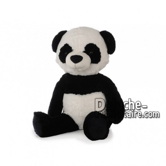 Achat peluche panda noir 90cm. Peluche personnalisée.