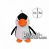 Achat peluche pingouin noir 18cm. Peluche personnalisée.