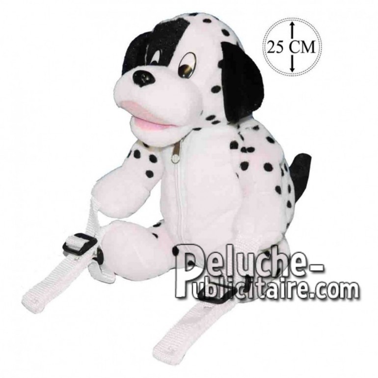 Buy black dalmatian dog backpack 25cm. Personalized Plush Toy.