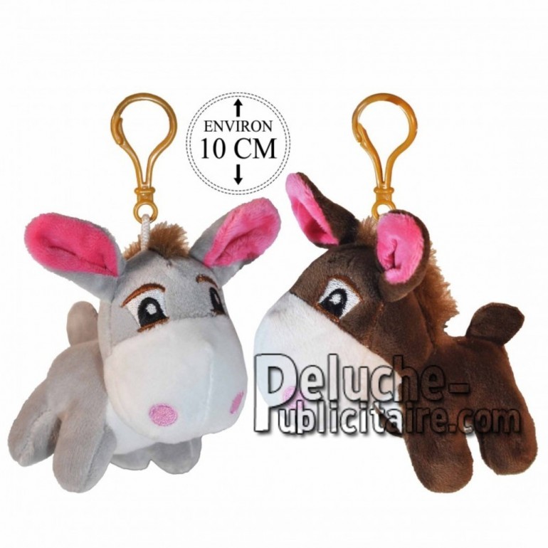 Dam l'âne porte clef peluche personnalisable