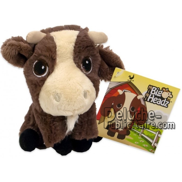 Achat peluche chèvre marron 11cm. Peluche personnalisée.