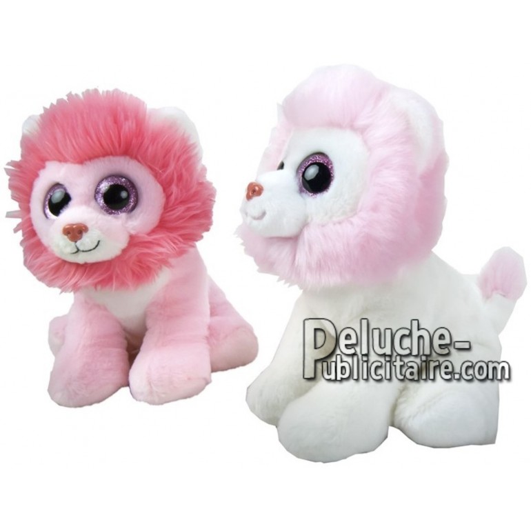 pink lion stuffed animal