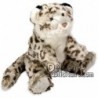 Achat peluche léopard des neiges blanc 40cm. Peluche personnalisée.