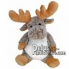 Buy Grey reindeer moose plush 30cm. Personalized Plush Toy.