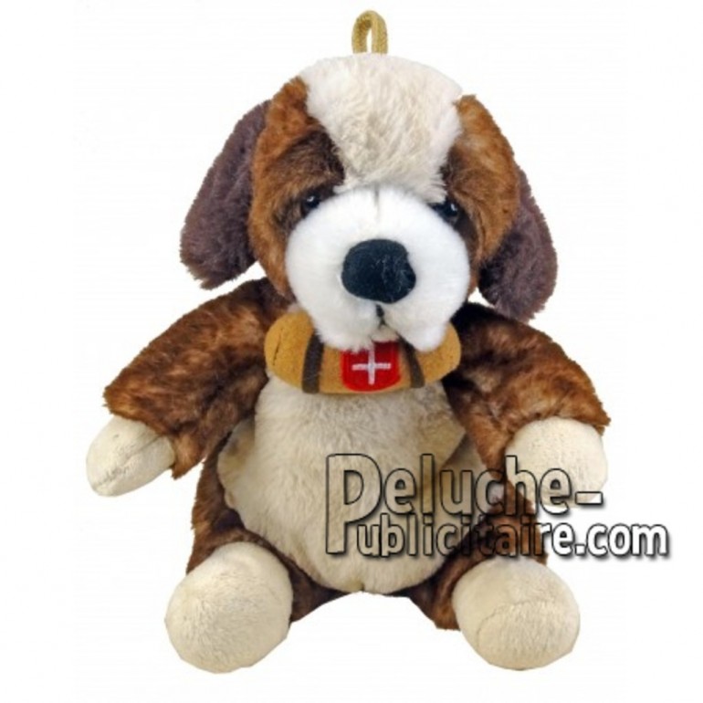 Buy Brown st bernard dog plush 18cm. Personalized Plush Toy.
