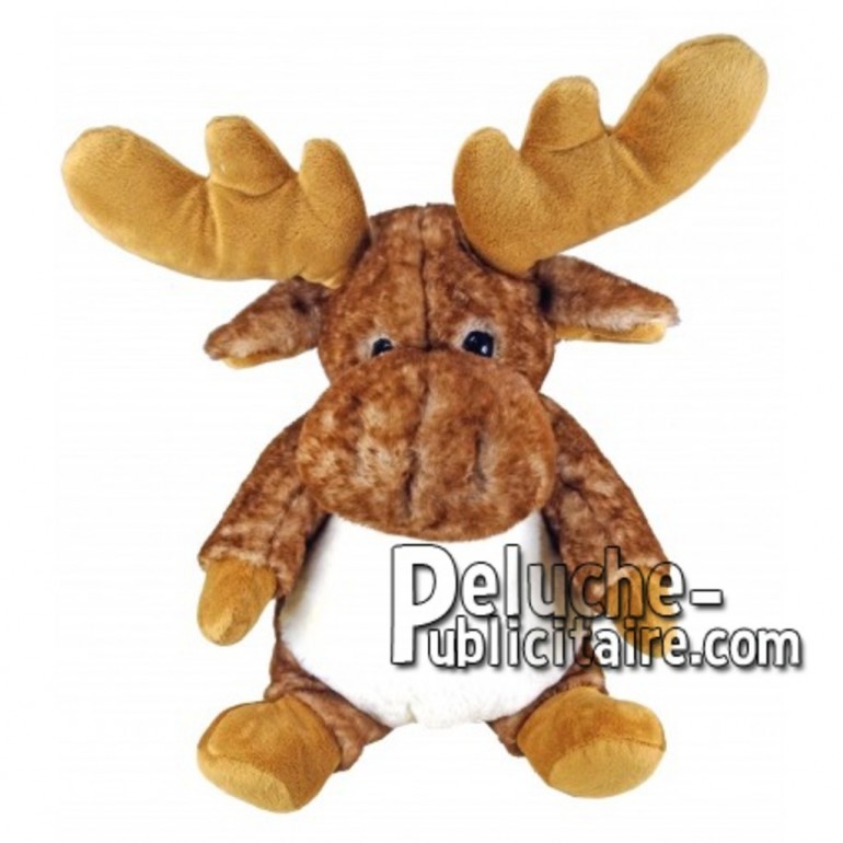 Buy Brown reindeer moose plush 18cm. Personalized Plush Toy.
