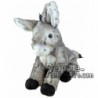 Buy Grey sitting donkey plush 30cm. Personalized Plush Toy.