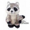 Buy Grey raccoon plush 18cm. Personalized Plush Toy.