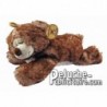 Buy Brown lying bear plush 30cm. Personalized Plush Toy.