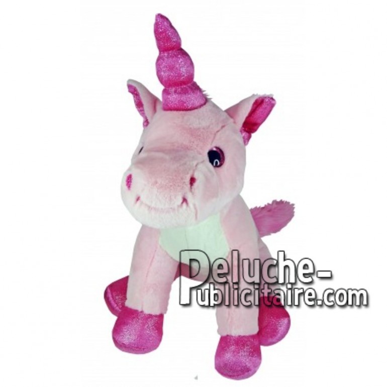 Buy pink unicorn plush 18cm. Personalized Plush Toy.