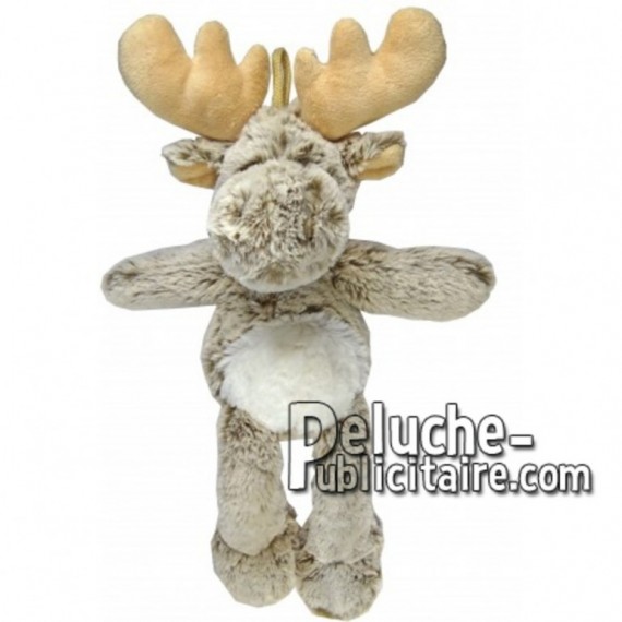 Buy Brown reindeer moose plush 35cm. Personalized Plush Toy.