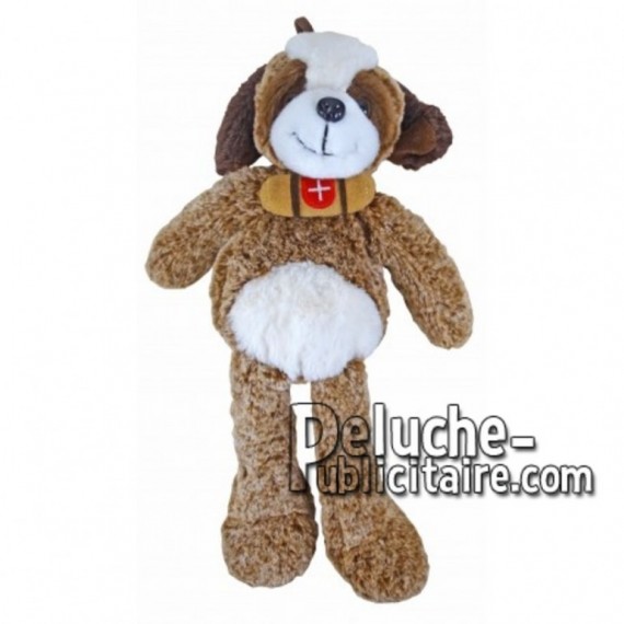 Buy White st bernard dog plush 35cm. Personalized Plush Toy.