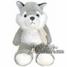 Buy Grey husky dog plush 55cm. Personalized Plush Toy.