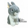 Buy Grey rabbit plush 18cm. Personalized Plush Toy.