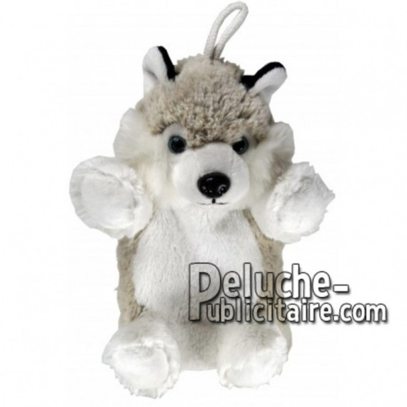 Buy Grey husky dog plush 20cm. Personalized Plush Toy.