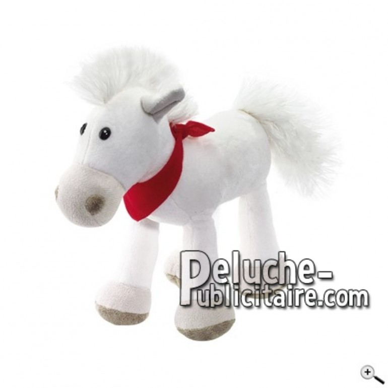 Buy White horse peluche 23cm. Personalized Plush Toy.