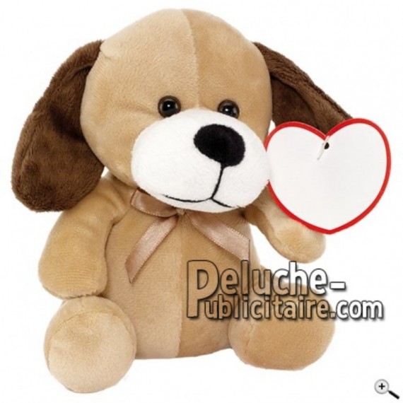 Buy Brown dog peluche 16cm. Personalized Plush Toy.