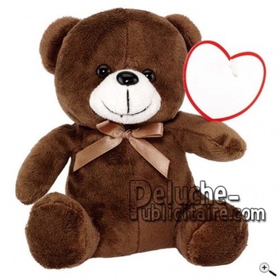 Buy Brown bear peluche 16cm. Personalized Plush Toy.