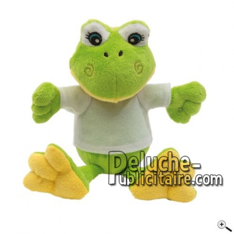 Buy green frog peluche 27cm. Personalized Plush Toy.
